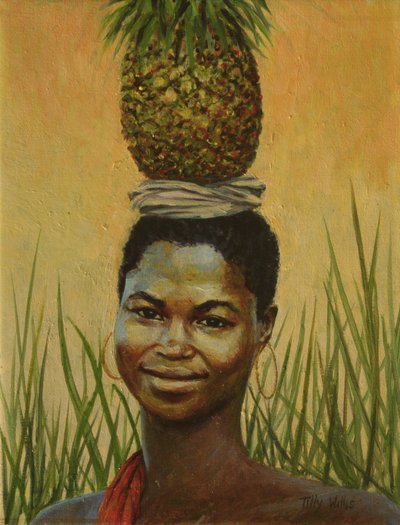 Ragazza con ananas, 2004 da Tilly Willis